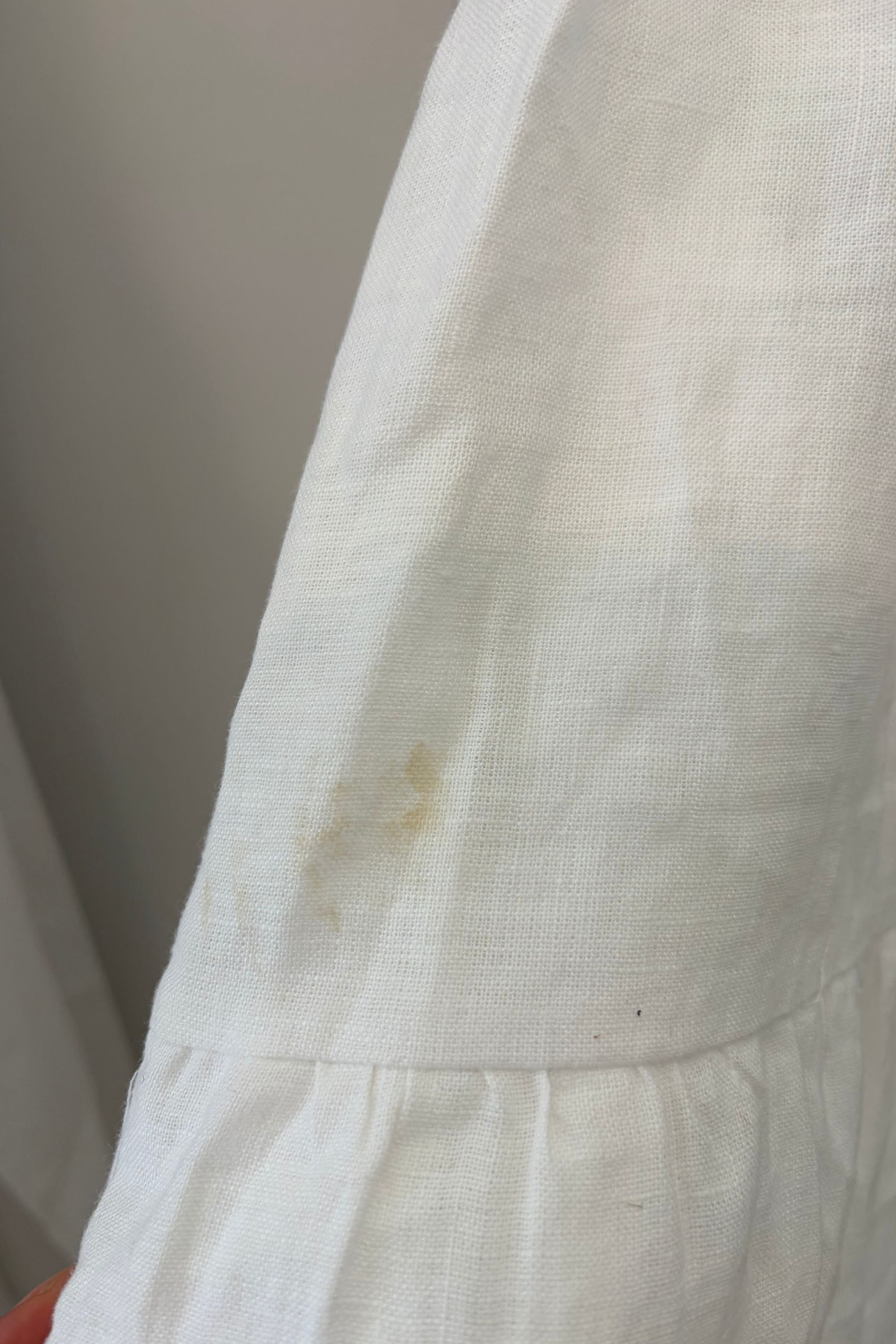 Sample Sale Rachel Dress in White Linen - Whimsy & Row