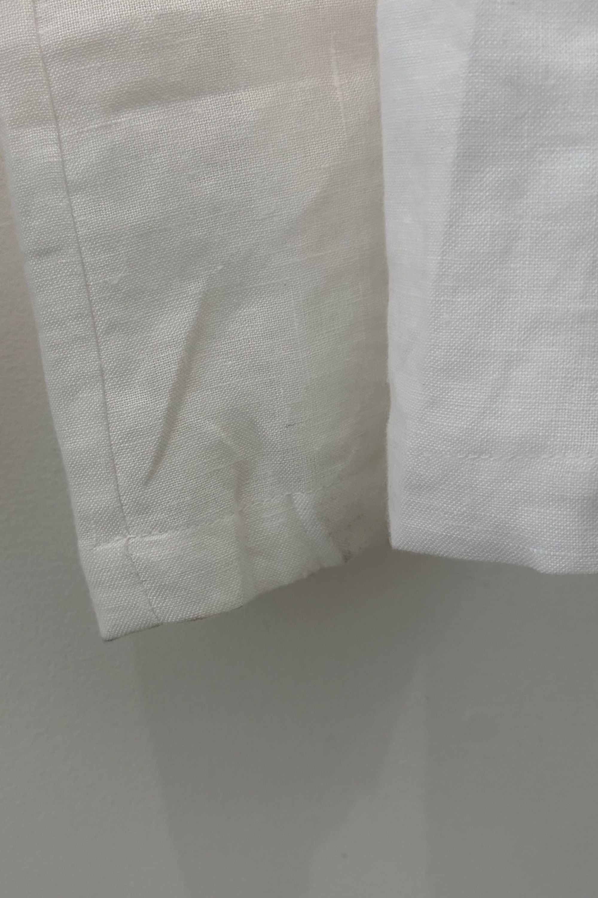 Sample Sale Leanna Pant in White Linen - Whimsy & Row
