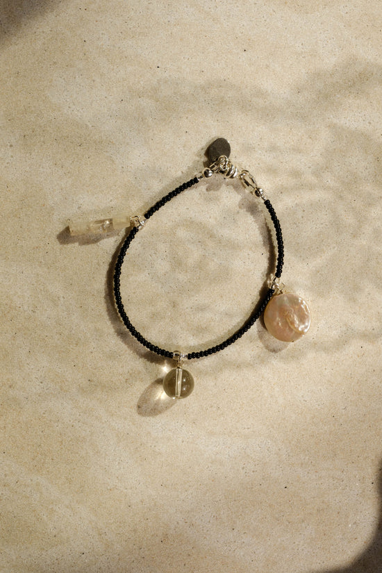 Sea + Pattern Gem Charm Bracelet 7