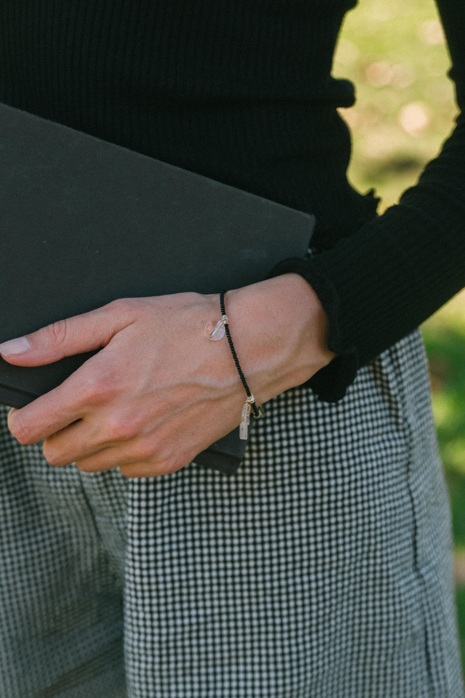 Sea + Pattern Gem Charm Bracelet 7