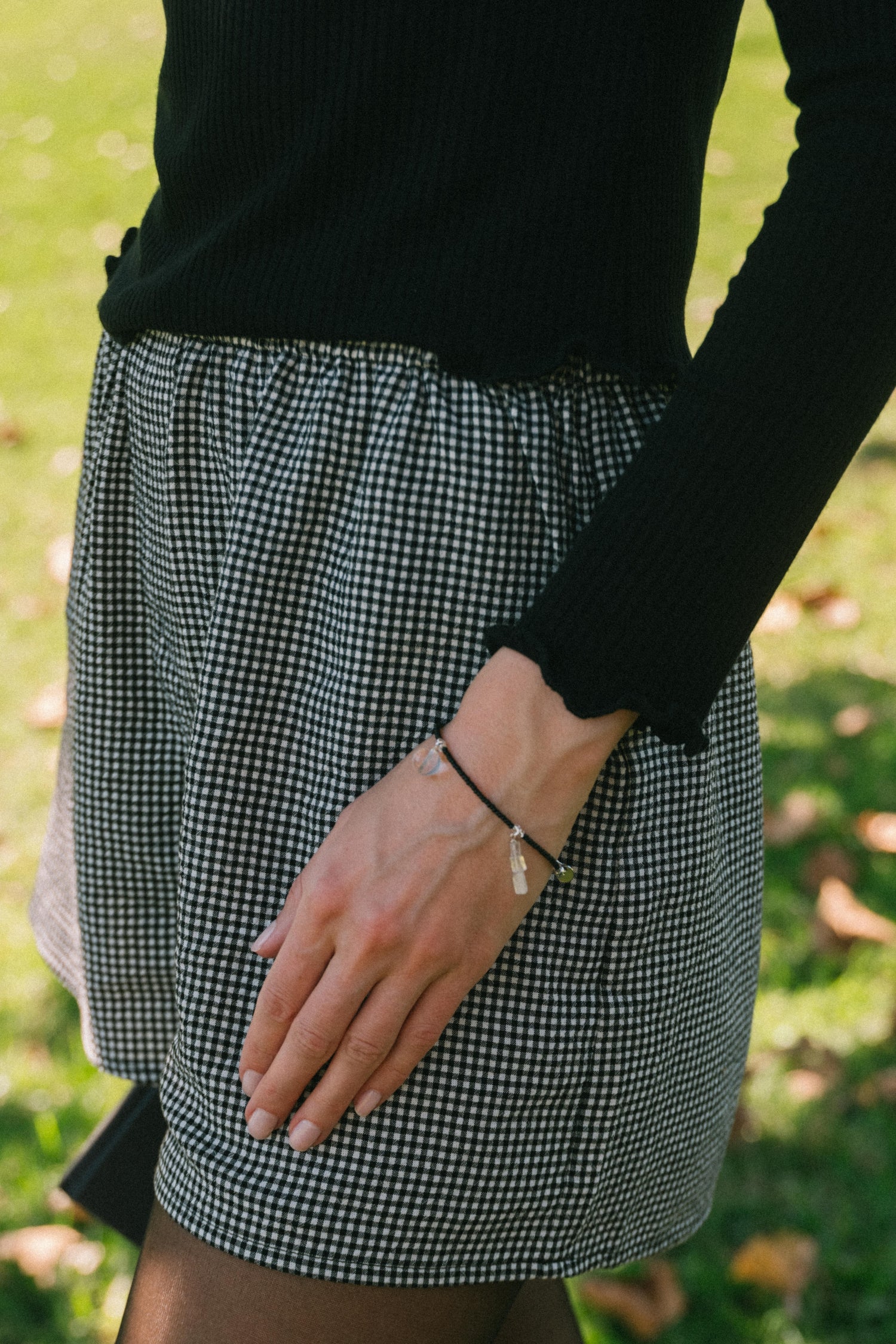 Sea + Pattern Gem Charm Bracelet 7