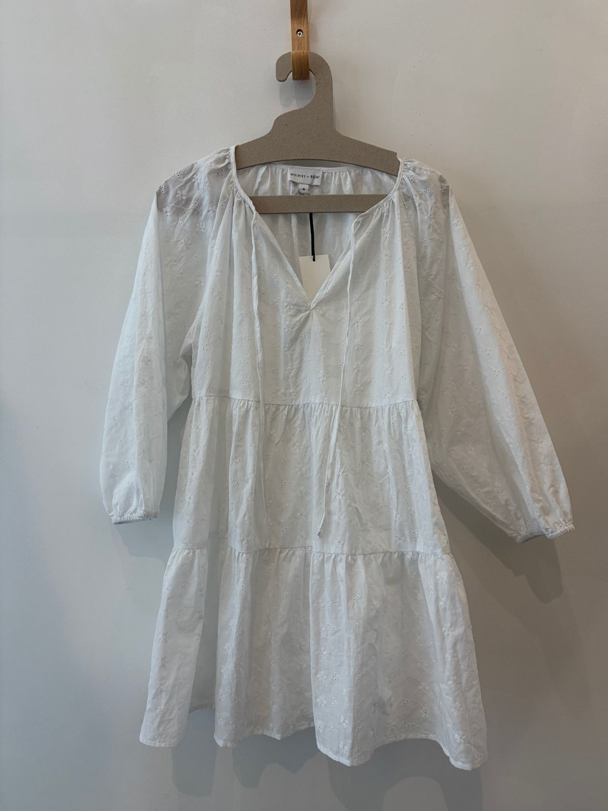 Sample Sale Phoenix Dress in White Embroidery - Whimsy & Row