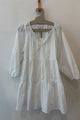 Sample Sale Phoenix Dress in White Embroidery