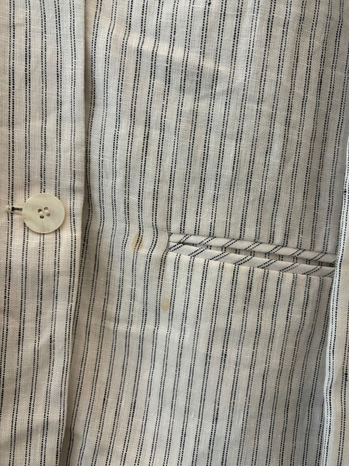 Sample Sale Parker Blazer in Stripe Linen - Whimsy & Row
