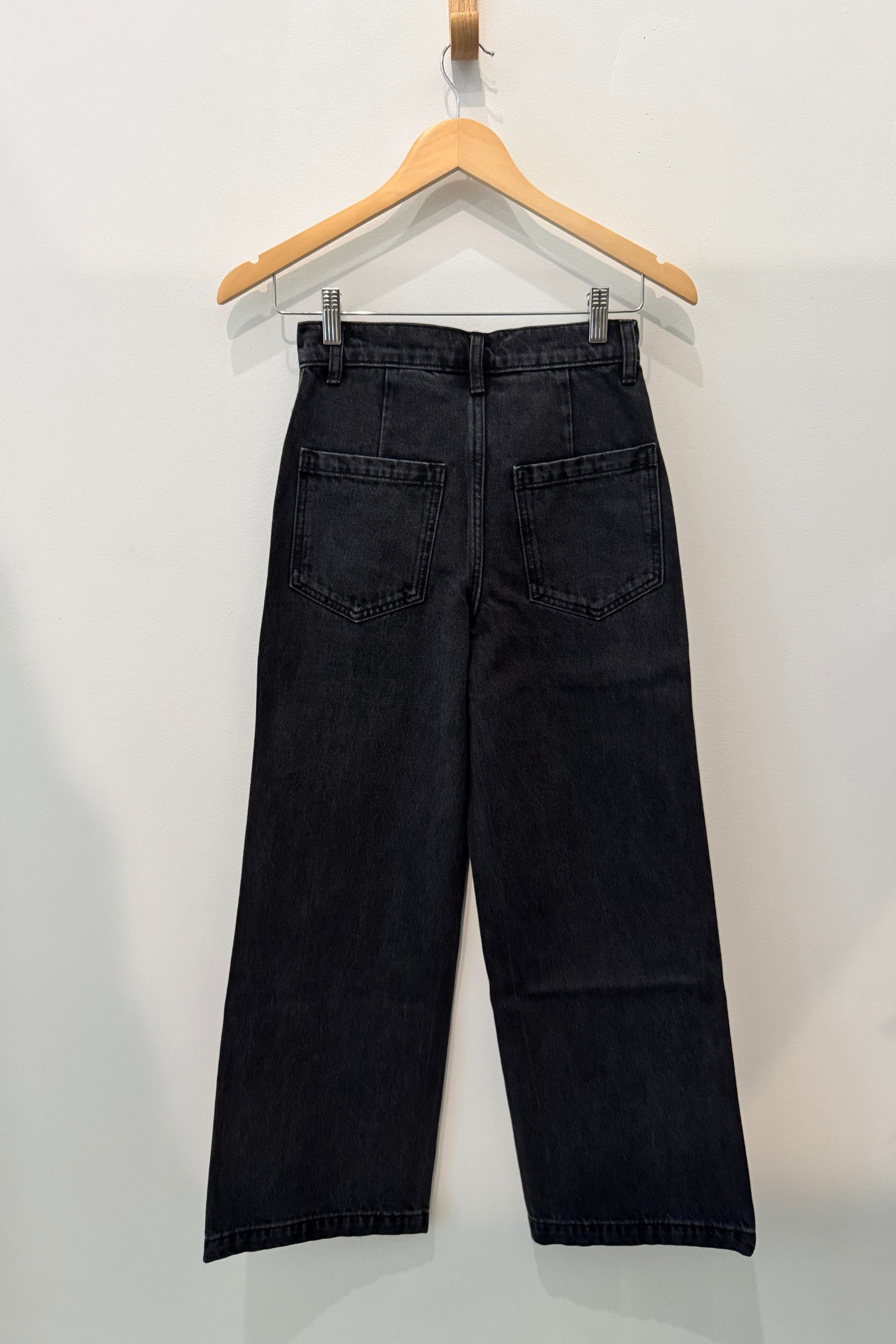 Sample Sale Farrah Pant in Black Denim - Whimsy & Row