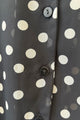 Sample Sale Lena Top in Black Polka Dots