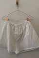 Sample Sale Marissa Boxer Short in White Poplin