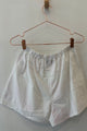 Sample Sale Marissa Boxer Short in White Poplin