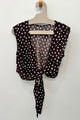 Sample Sale Valentina Top in Polka Dots