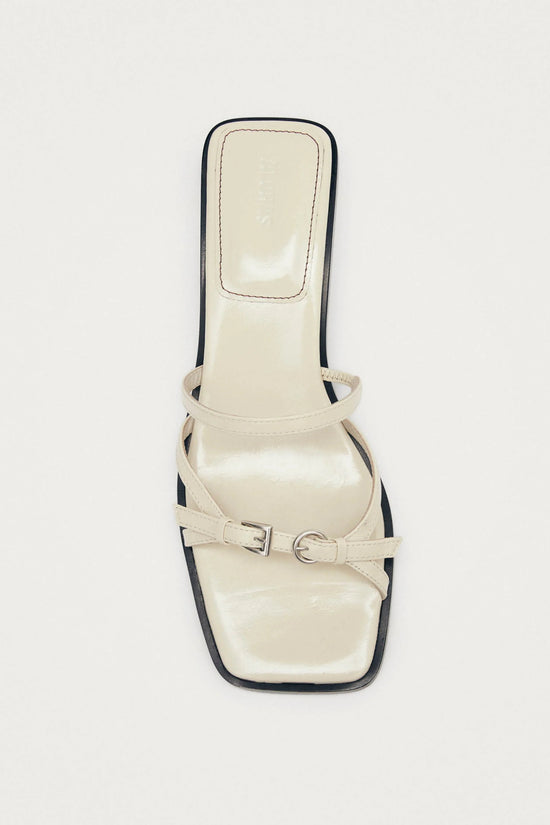 ALOHAS Liko Onix Cream Leather Sandals - Whimsy & Row
