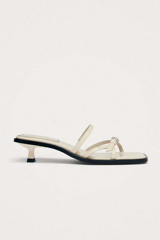 ALOHAS Liko Onix Cream Leather Sandals - Whimsy & Row