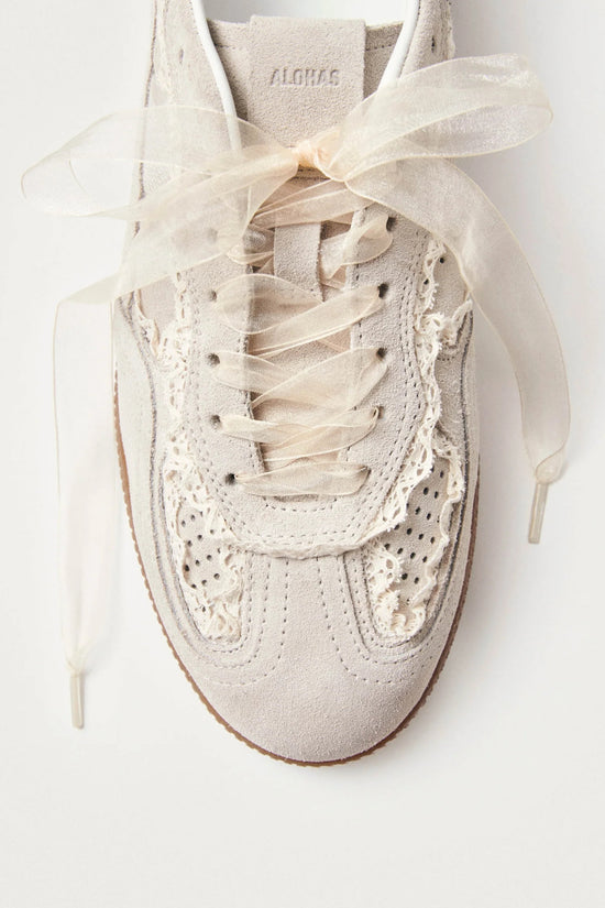 ALOHAS Tb.490 Crochet Cream Leather Sneakers - Whimsy & Row
