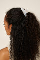 Adorro Adrienne Curved Claw Clip in Pearl