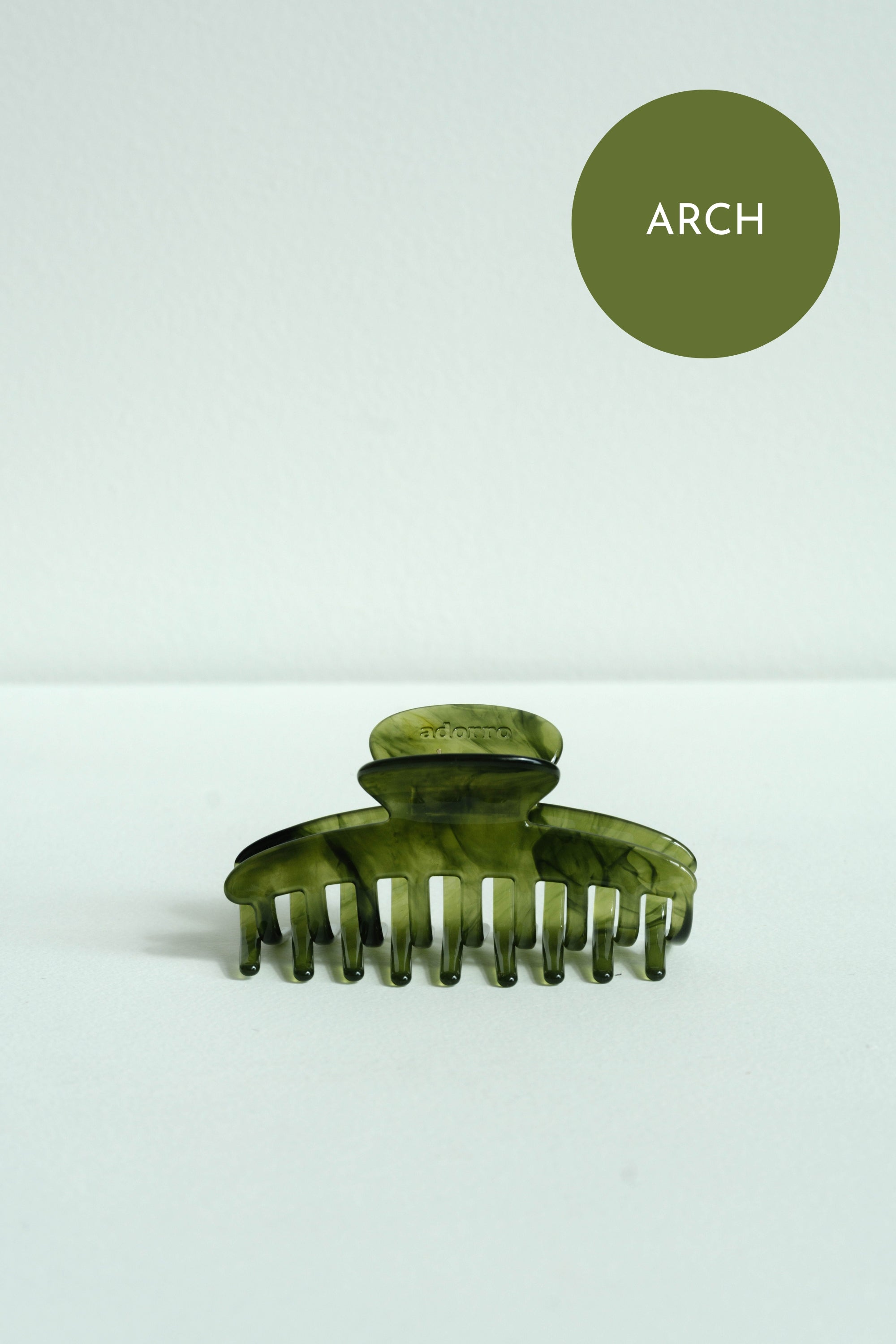 Adorro Hair Clip in Jade Green - Whimsy & Row