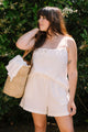 Allison Shorts in Cream Gauze