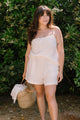 Allison Shorts in Cream Gauze