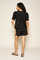 Birdie Top in Black Embroidery