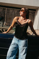 Charlotte Top in Silky Black