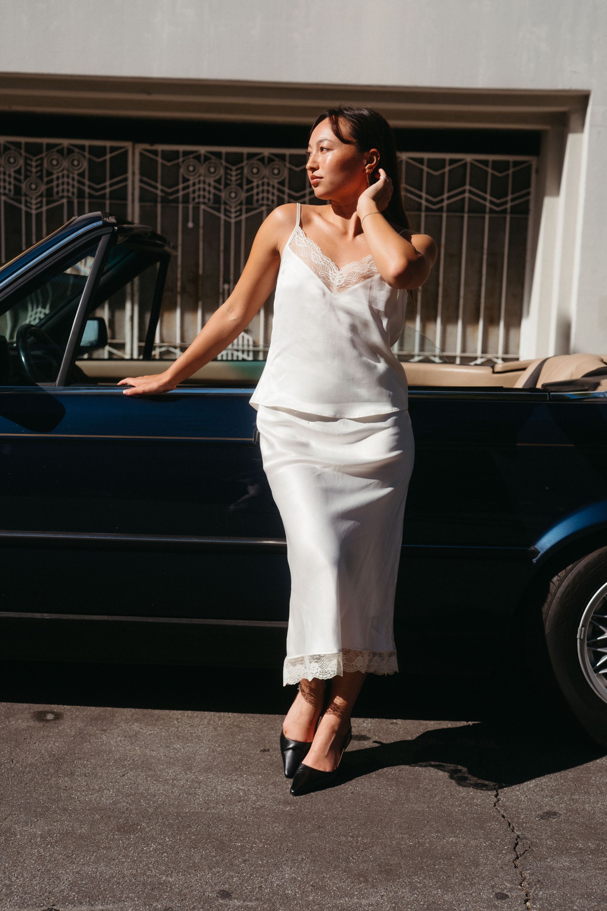 Charlotte Top in Silky Cream - Whimsy & Row