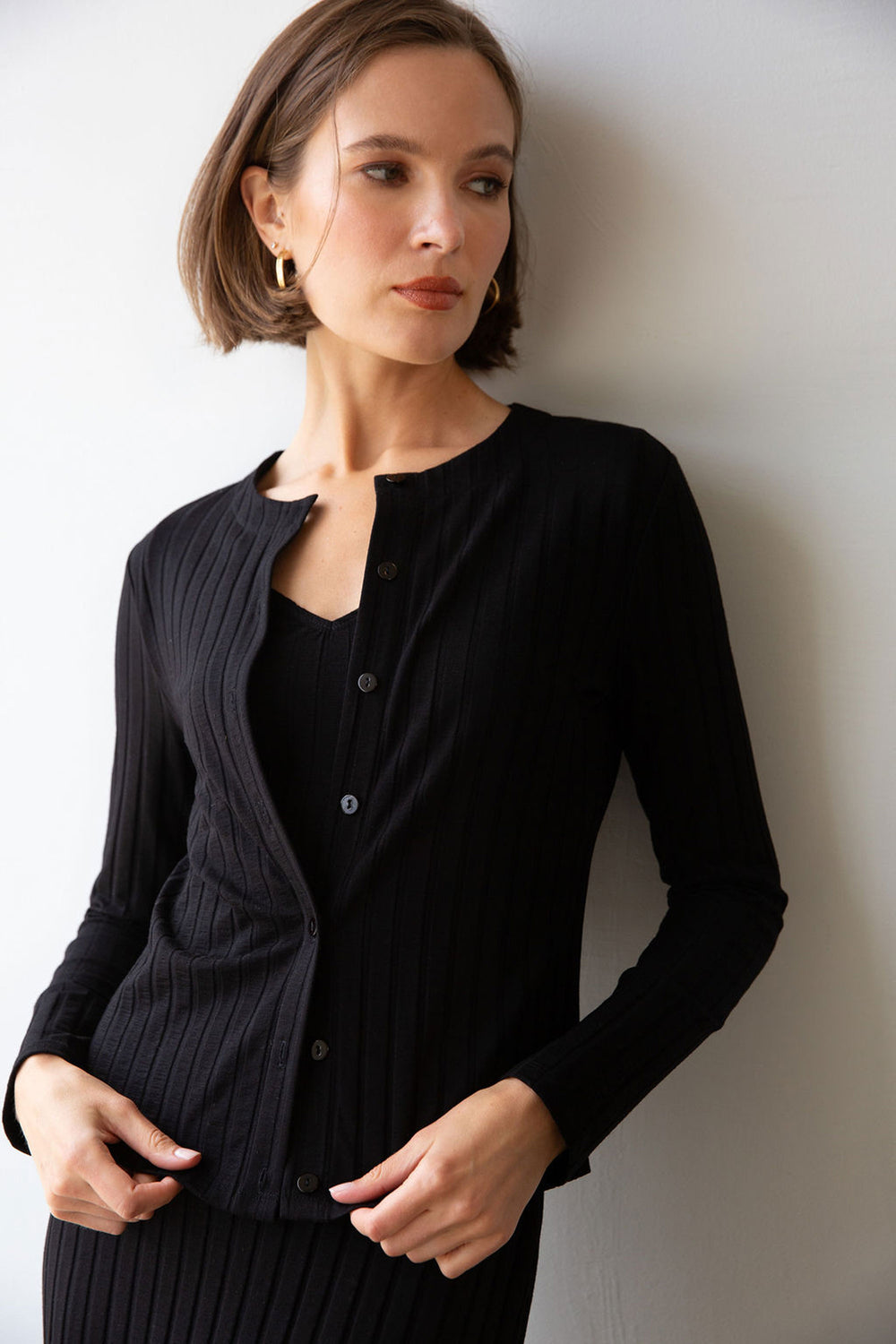 Coco Cardigan in Black - Whimsy & Row