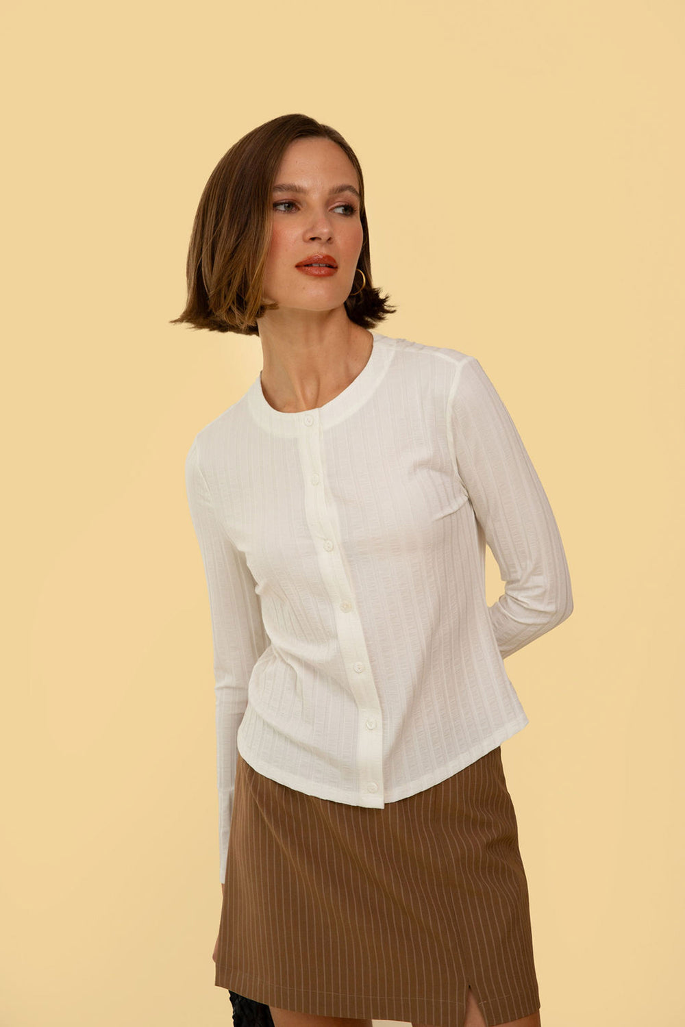 Coco Cardigan in Cream - Whimsy & Row