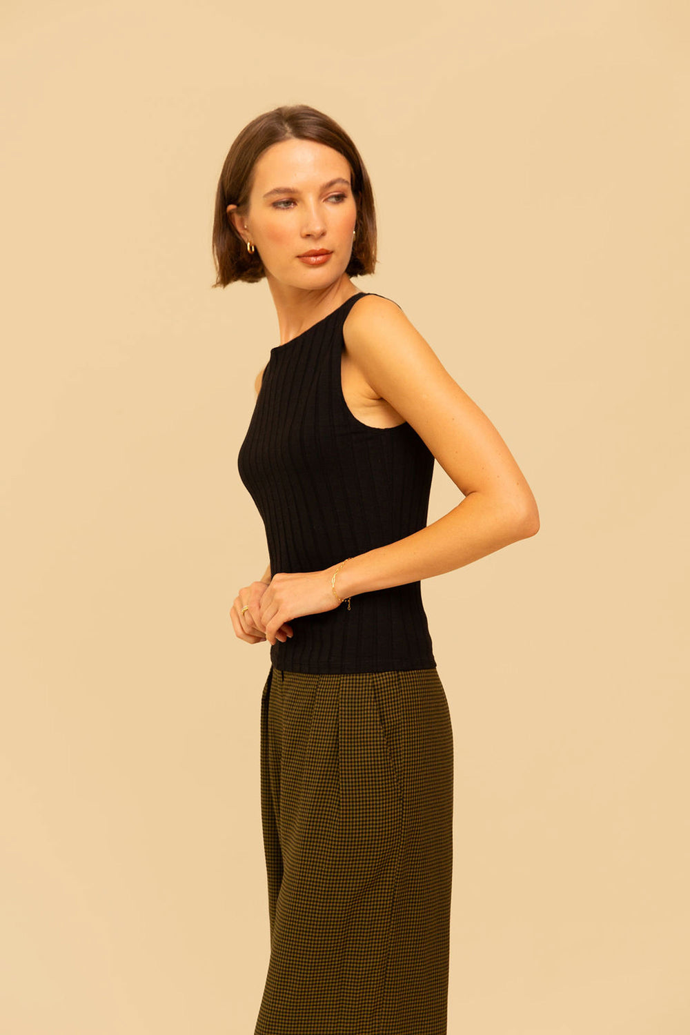 Dillon Tank in Black - Whimsy & Row