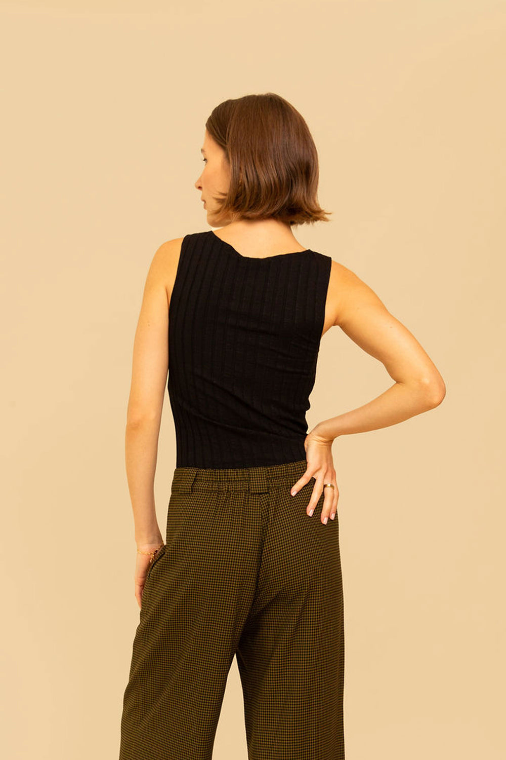 Dillon Tank in Black - Whimsy & Row