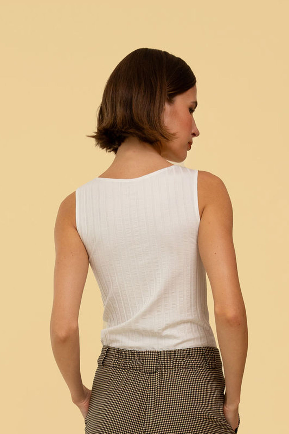 Dillon Tank in Cream - Whimsy & Row