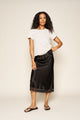 Donna Skirt in Silky Black/Lace