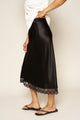 Donna Skirt in Silky Black/Lace