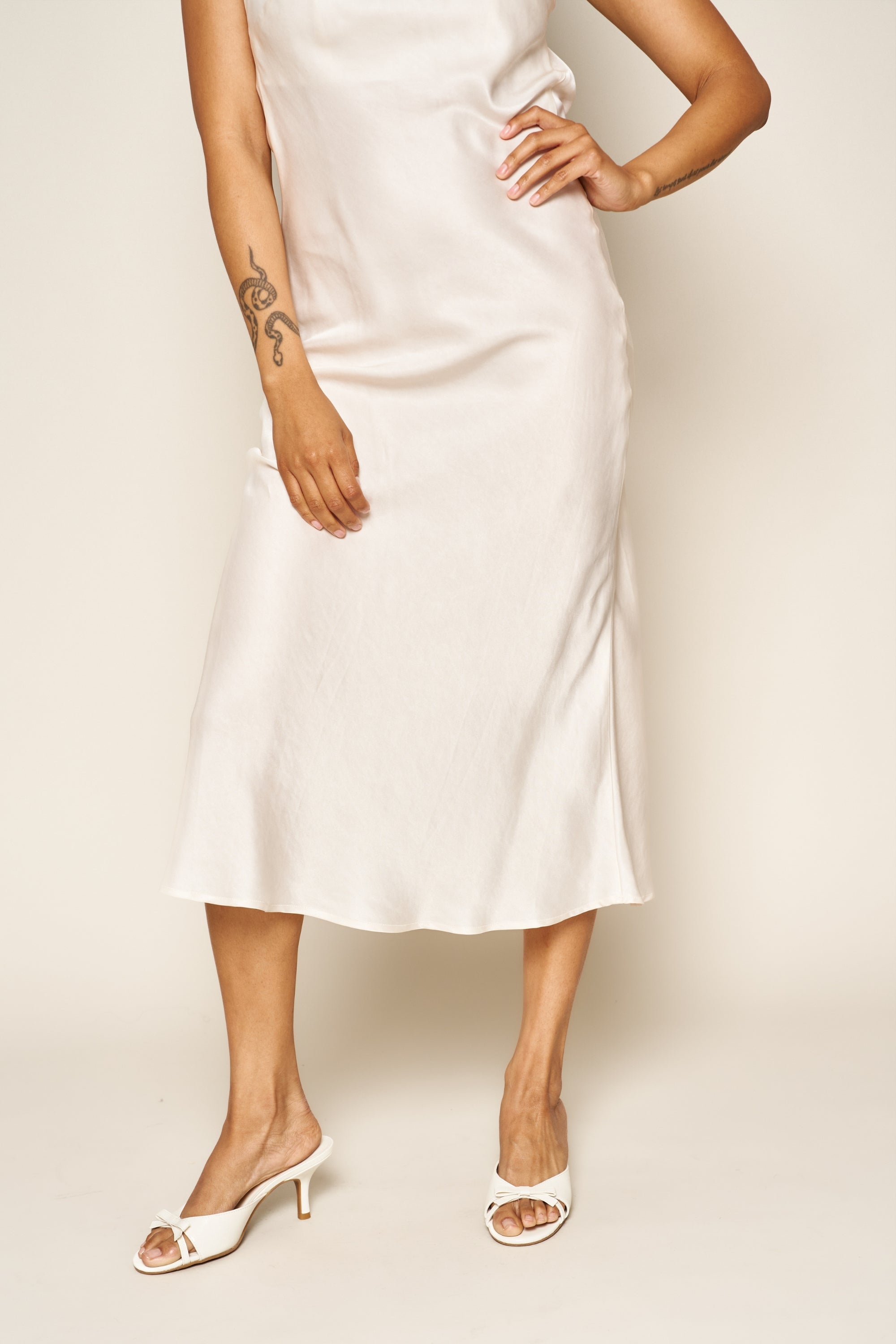 Fiona Dress in Cream - Whimsy & Row