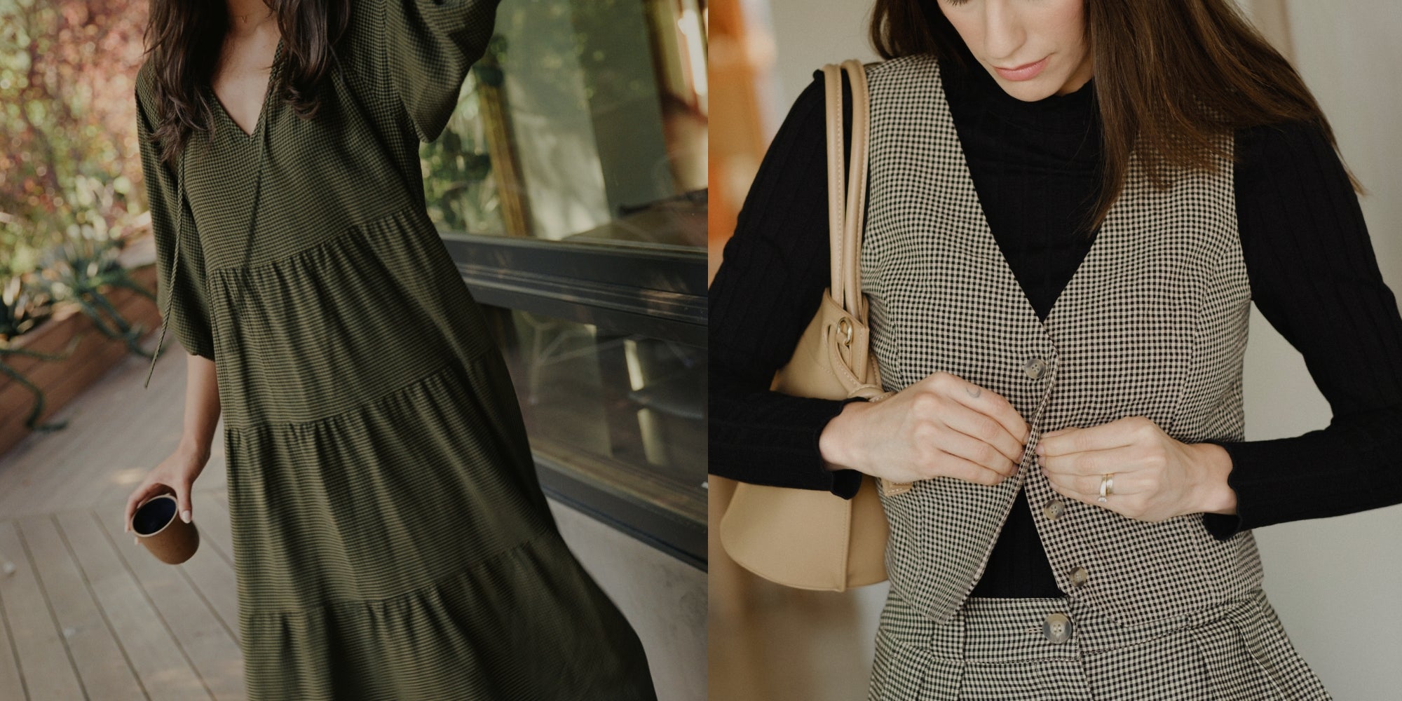 Whimsy & Row FALLING FOR GINGHAM