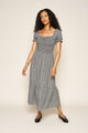Harper Dress in Black Gingham