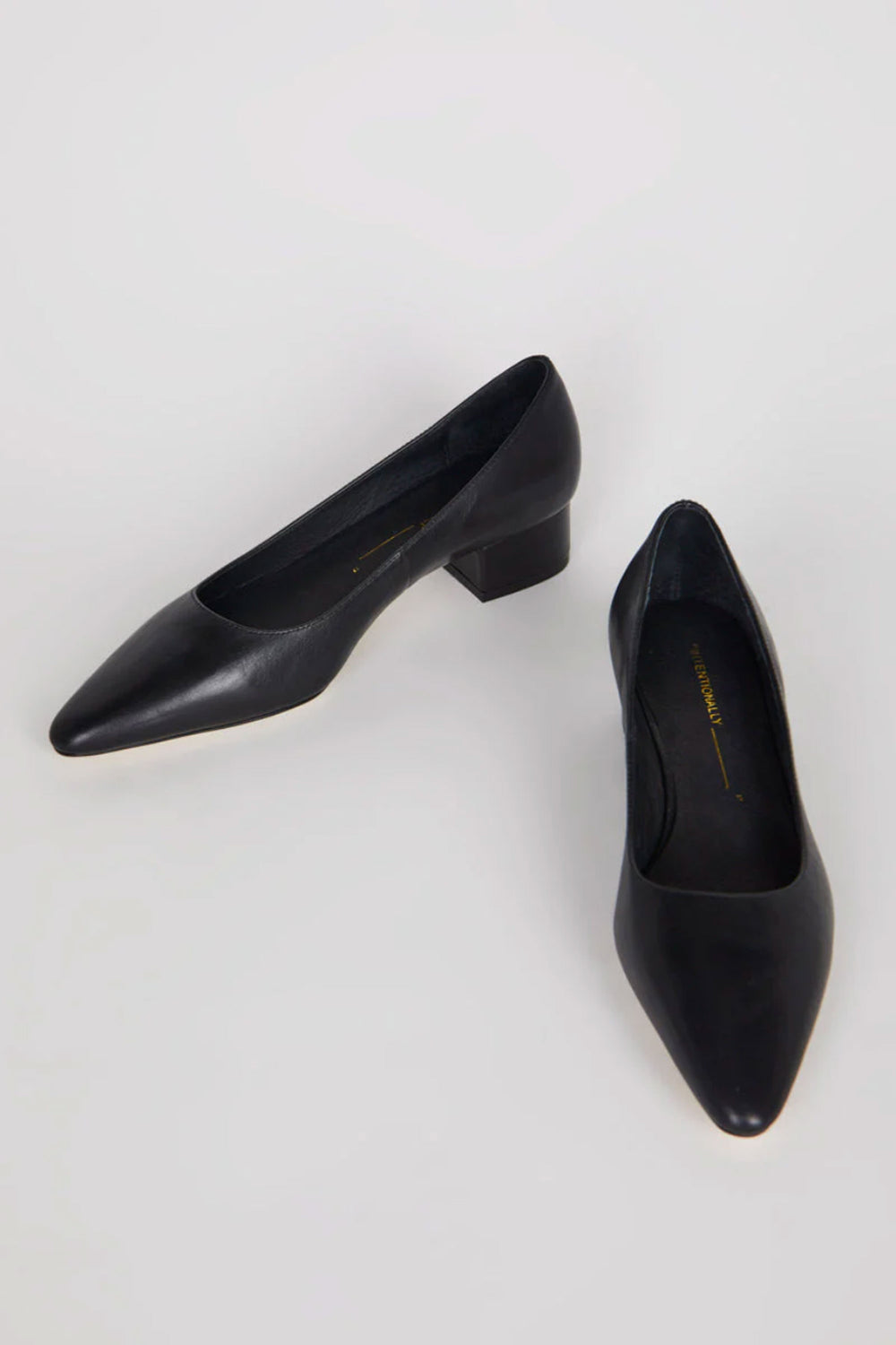 Intentionally Blank Traditional Heel in Black - Whimsy & Row