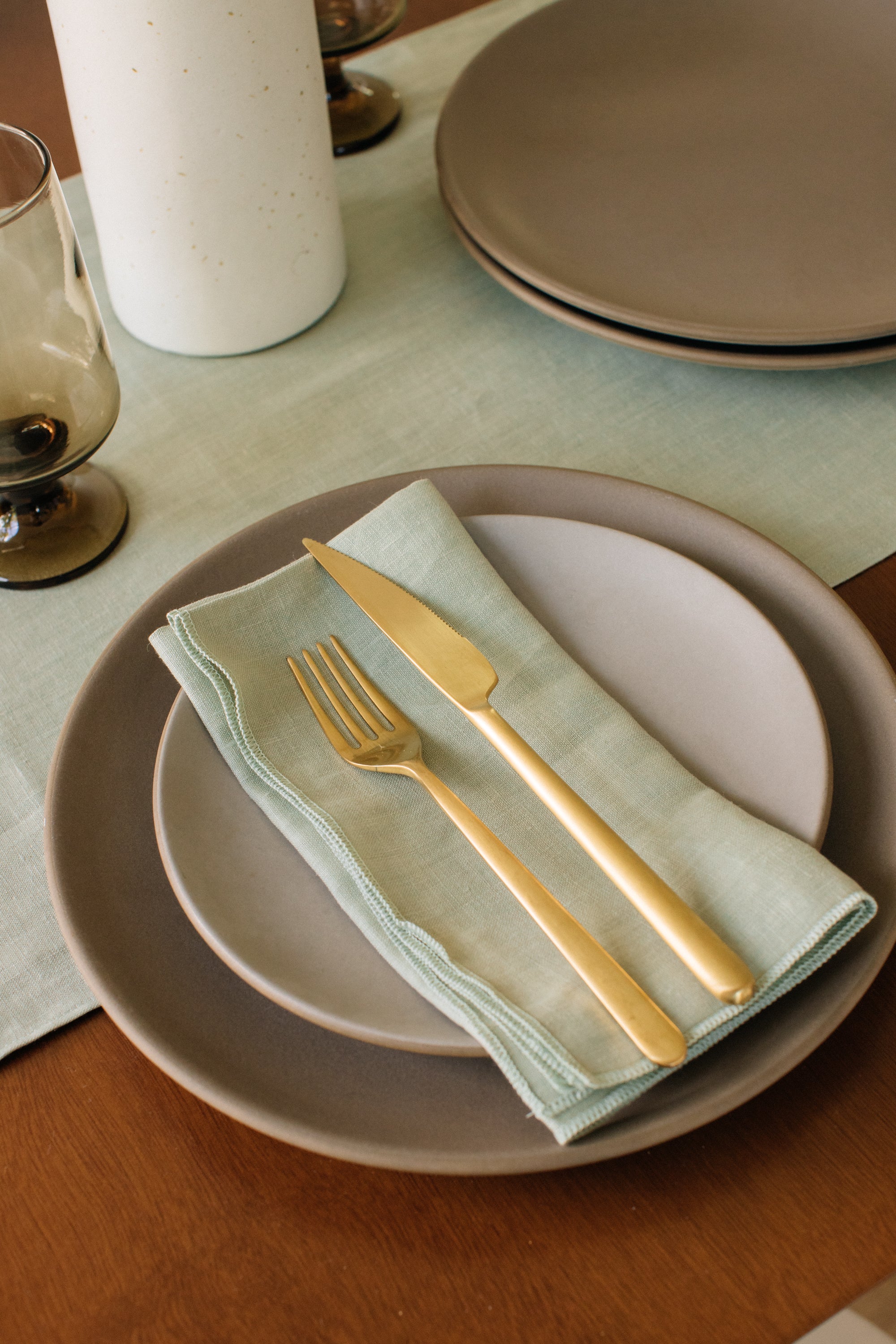 Napkins set of 4 in Topaz Linen · Whimsy & Row ~ Sustainable Clothing &  Lifestyle Brand