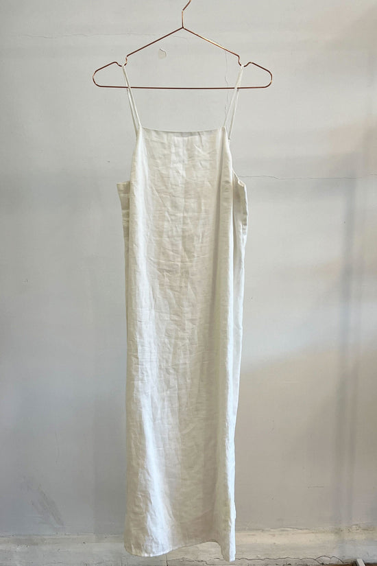 Sample Sale Loni Dress in Coconut Linen - Whimsy & Row