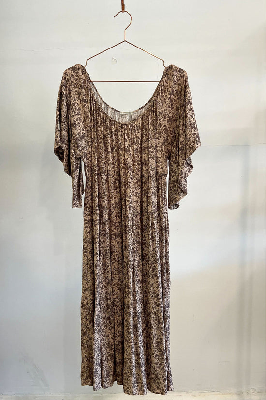 Sample Sale Rachel Dress in Mauve Floral - Whimsy & Row