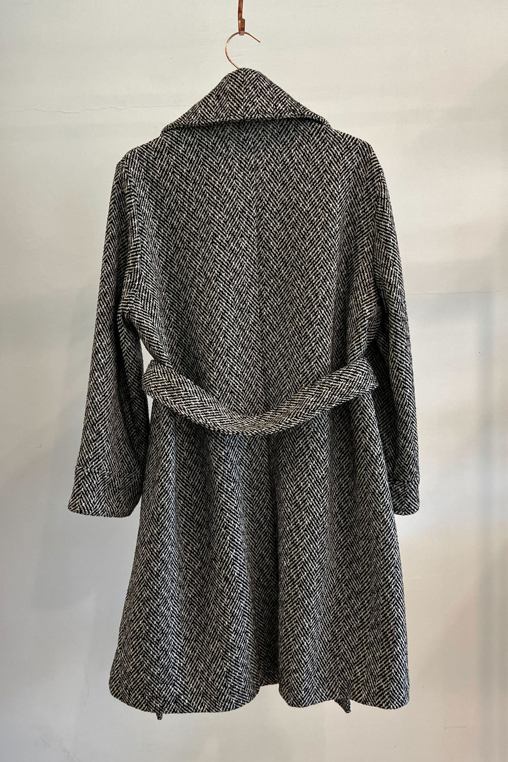 Sample Sale Emilia Coat in Black and White - Whimsy & Row