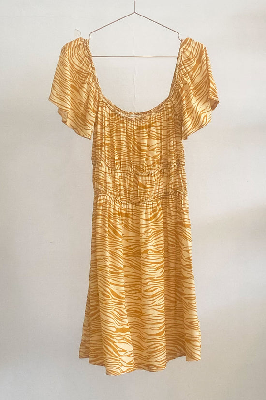 Sample Dress Dress in Orange Zebra - Whimsy & Row