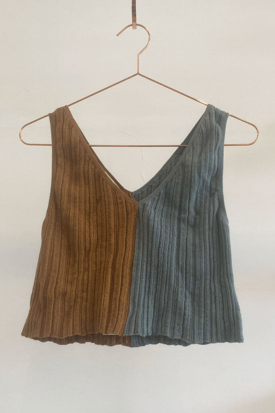 Sample Sale Ollie Top in Lead & Latte - Whimsy & Row