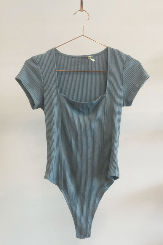 Sample Sale Bodysuit in Blue Rib - Whimsy & Row
