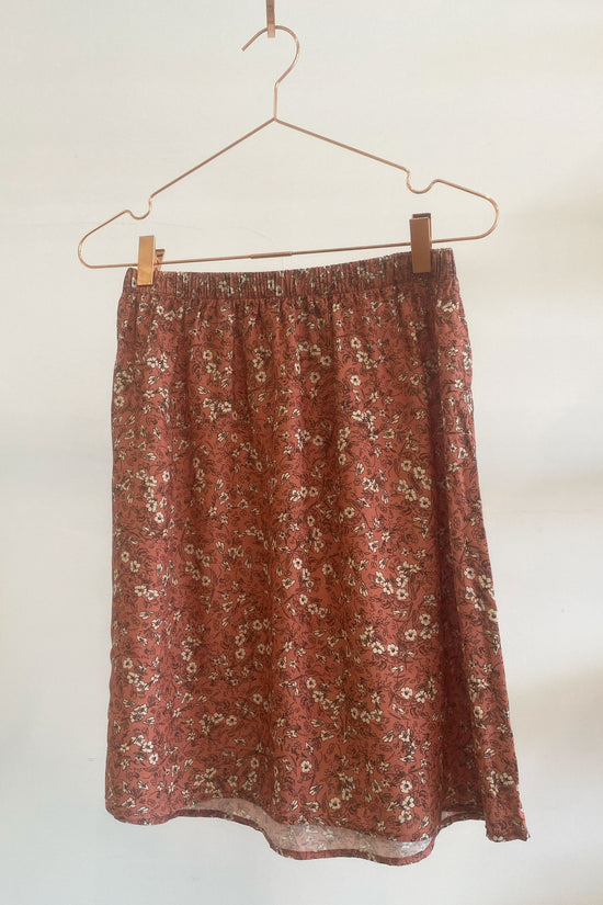 Sample Sale Skirt in Terracotta Floral - Whimsy & Row