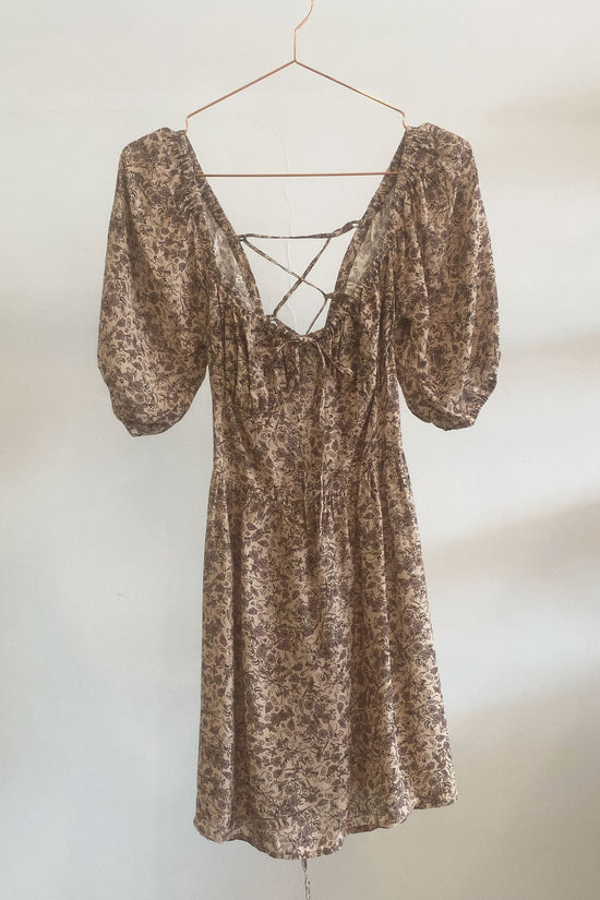 Sample Sale Dena Dress in Mauve Floral - Whimsy & Row