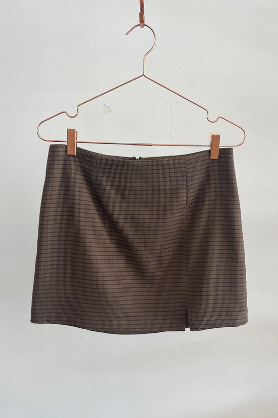 Sample Sale Parker Skirt in Brown Plaid - Whimsy & Row