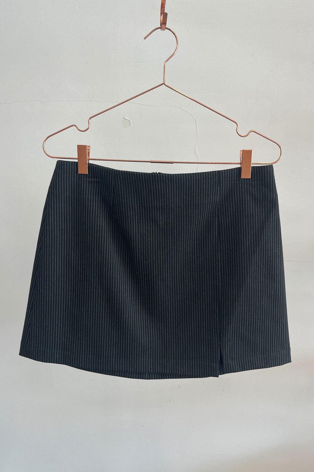 Sample Sale Parker Skirt in Black Pinstripe - Whimsy & Row