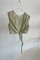 Sample Sale Valentina Top in Sage Linen