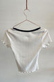 Sample Sale Nicole Top in White/Black