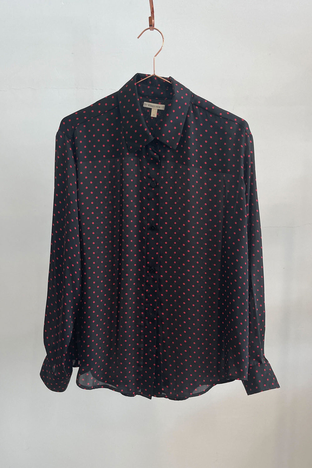 Sample Sale Denise Top in Red Polka Dot - Whimsy & Row