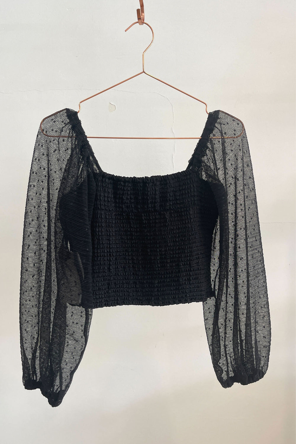 Sample Sale Cameron Top in Black - Whimsy & Row