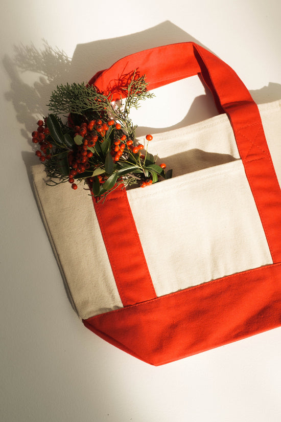 Mini Tote in Red - Whimsy & Row